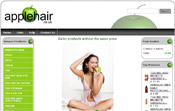 Apple Hair - Salon hair care. Conditioners, Tigi Shampoo. Hair and Beauty Products, Corioliss Hair Straightners, American Crew Hair Care, Fudge Hair Care, Loreal Shampoo