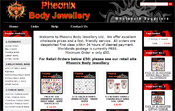 Pheonix Body Jewellery Wholesale - Wholesale suppliers of belly bars, Tongue Bars, Eyebrow Bars, Nose Rings